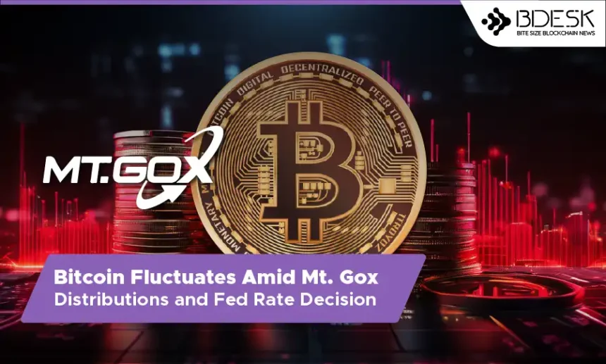 13 Desk Crypto News | Bitcoin Fluctuates Amid Mt. Gox Distributions and Fed Rate Decision