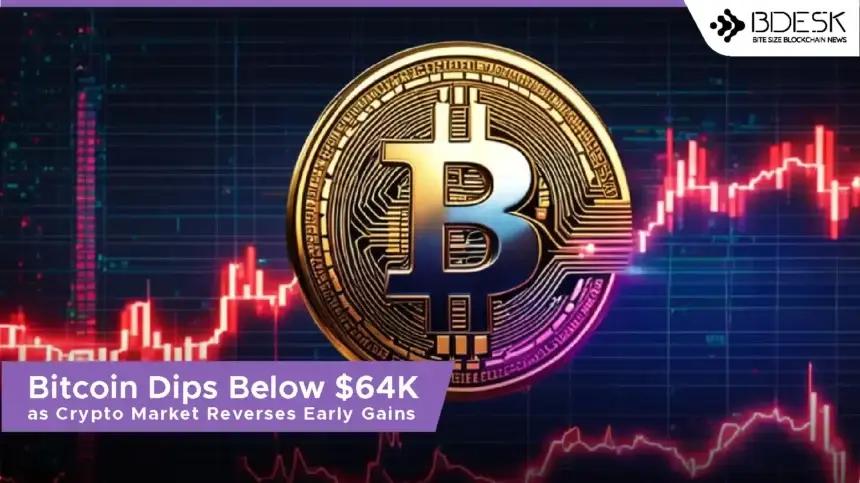 Bitcoin dips 64k | 13desk Crypto news today