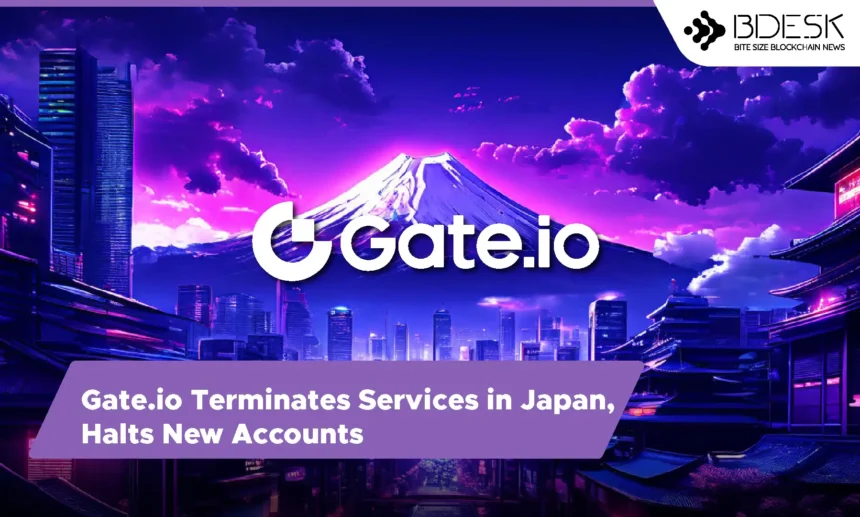 13desk crypto news | Gate.io Terminates Services in Japan, Halts New Accounts