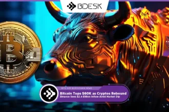 13Desk Crypto News | Bitcoin Tops $60K as Cryptos Rebound; Binance Sees $2.4 Billion Inflow Amid Market Dip