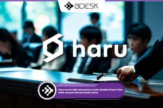 13Desk Crypto News | Haru Invest CEO Attacked in Court Amidst Fraud Trial: Knife Assault Shocks South Korea