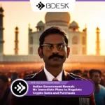 13Desk Crypto News | Indian Government Reveals No Immediate Plans to Regulate Crypto Sales and Purchases