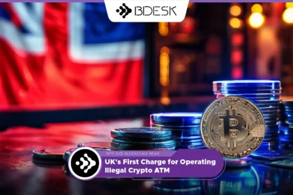 13Desk Crypto News | UK's First Charge for Operating Illegal Crypto ATM