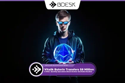 13Desk Crypto News | Vitalik Buterin Transfers $8 Million in Ether, Sparking Speculation About Another Charitable Donation