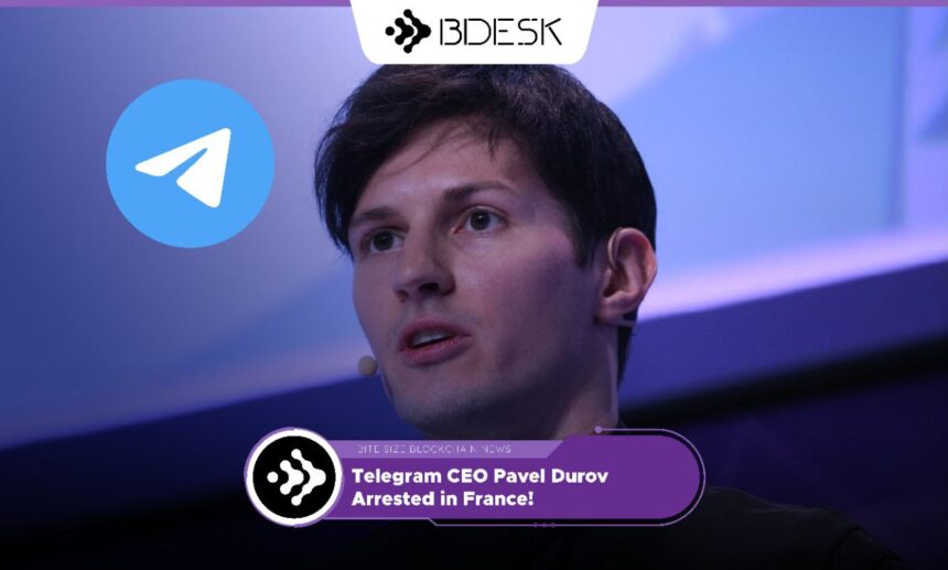 13Desk Crypto News | Telegram CEO Pavel Durov Arrested in France! 🚨