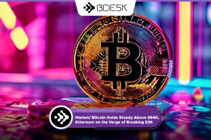 13Desk Crypto News | Bitcoin Holds Steady Above $64K, Ethereum on the Verge of Breaking $3K