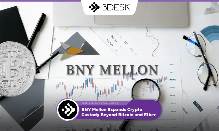 13Desk Crypto News | BNY Mellon Expands Crypto Custody Beyond Bitcoin and Ether