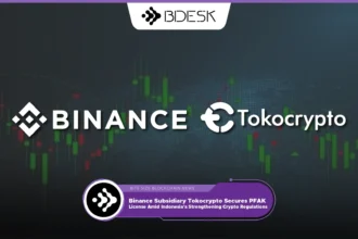 13Desk Crypto News | Binance Subsidiary Tokocrypto Secures PFAK License Amid Indonesia's Strengthening Crypto Regulations