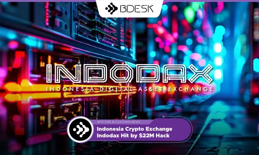 13Desk Crypto News | Indonesia Crypto Exchange Indodax Hit by $22M Hack