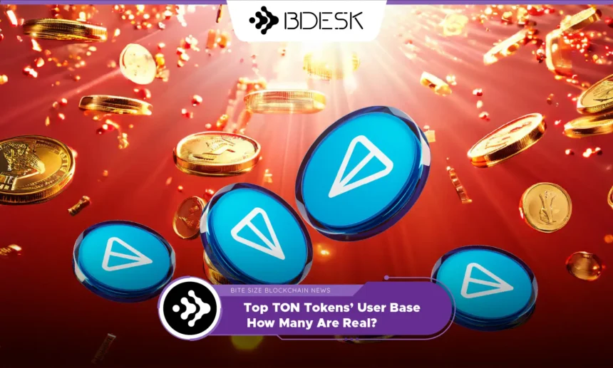 13Desk Crypto News | Top TON Tokens’ User Base: How Many Are Real?