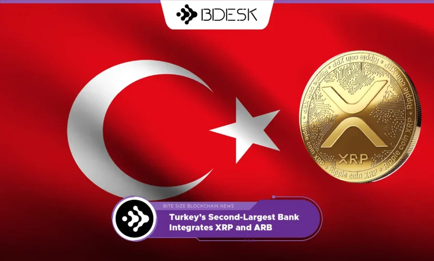 13Desk Crypto News | Turkey’s Second-Largest Bank Integrates XRP and ARB