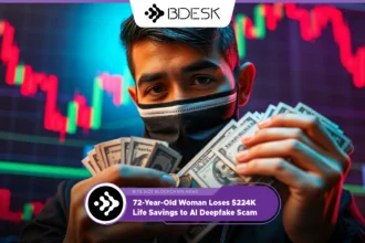 13Desk Crypto News | 72-Year-Old Woman Loses $224K Life Savings to AI Deepfake Scam