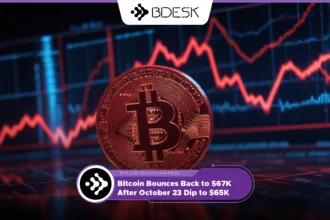 13Desk Crypto News | Bitcoin Bounces Back to $67K After October 23 Dip to $65K