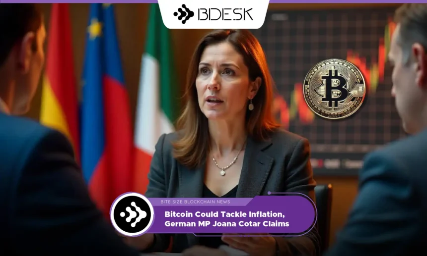 13Desk Crypto News | Bitcoin Could Tackle Inflation, German MP Joana Cotar Claims