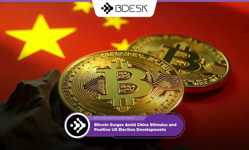 13Desk Crypto News | Bitcoin Surges Amid China Stimulus and Positive US Election Developments