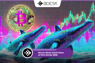 13Desk Crypto News | Bitcoin Whale Selloff Slows as Price Breaks $68k