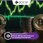 13Desk Crypto News | Bitcoin Whales Break Record for Holding 670,000 BTC.