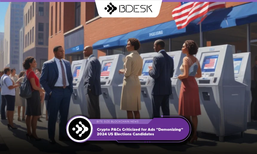 13Desk Crypto News | Crypto PACs Criticized for Ads "Demonizing" 2024 US Elections Candidates