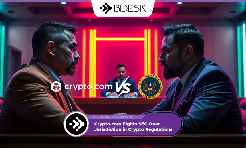 13Desk Crypto News | Crypto.com Fights SEC Over Jurisdiction in Crypto Regulations