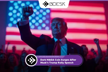 13Desk Crypto News | Dark MAGA Coin Surges After Musk’s Trump Rally Speech