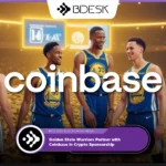 13Desk Crypto News | Golden State Warriors Partner with Coinbase in Crypto Sponsorship