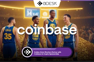 13Desk Crypto News | Golden State Warriors Partner with Coinbase in Crypto Sponsorship