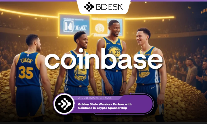 13Desk Crypto News | Golden State Warriors Partner with Coinbase in Crypto Sponsorship