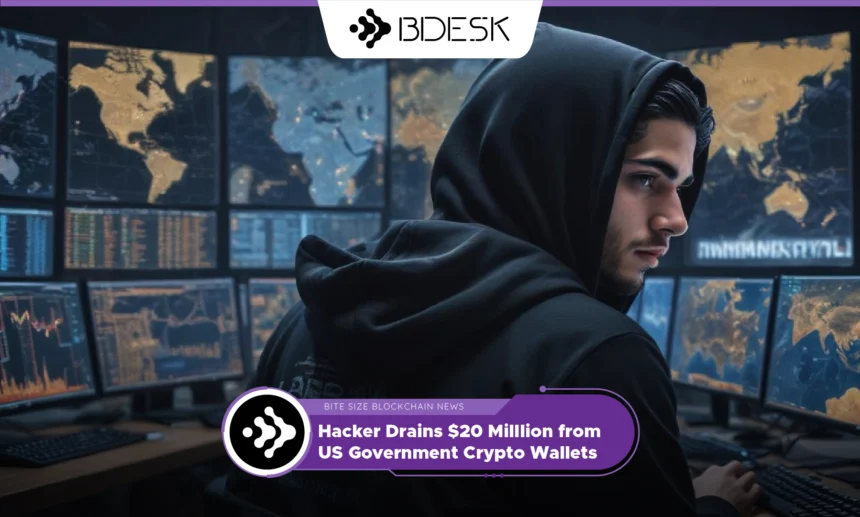 13Desk Crypto News | Hacker Drains $20 Milllion from US Government Crypto Wallets