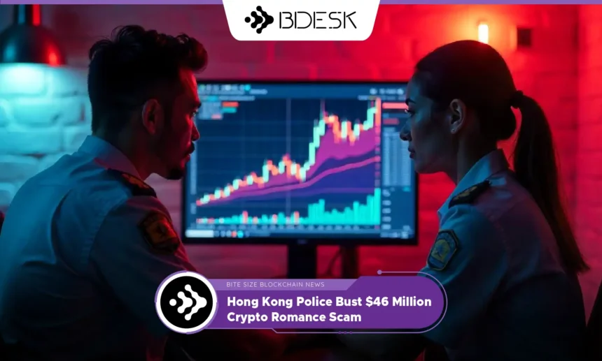 13Desk Crypto News | Hong Kong Police Bust $46 Million Crypto Romance Scam