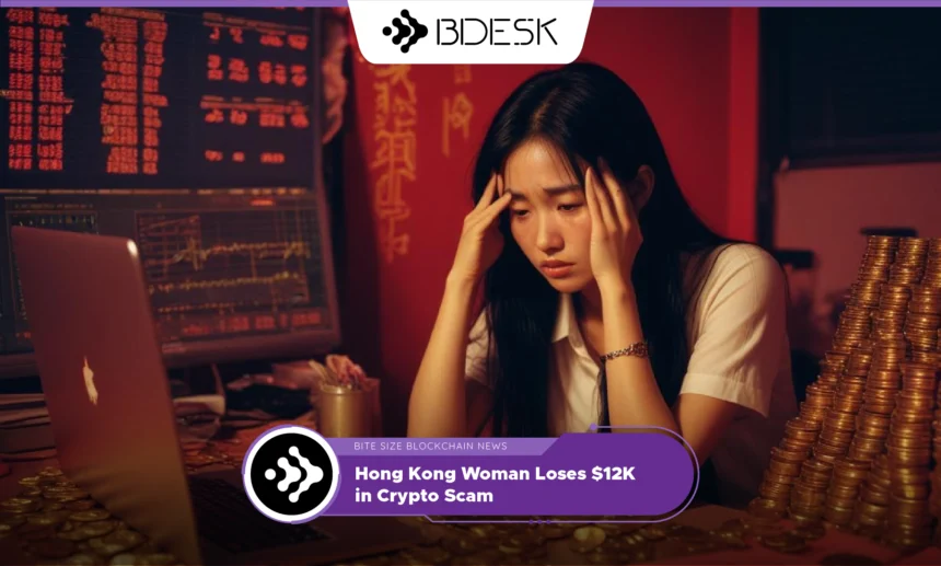 13Desk Crypto News | Hong Kong Woman Loses $12K in Crypto Scam