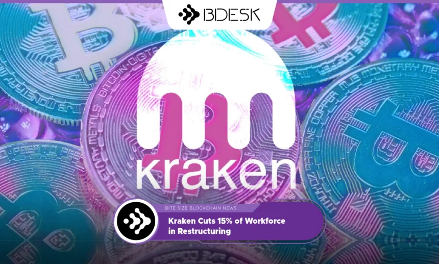 13Desk Crypto News | Kraken Cuts 15% of Workforce in Restructuring