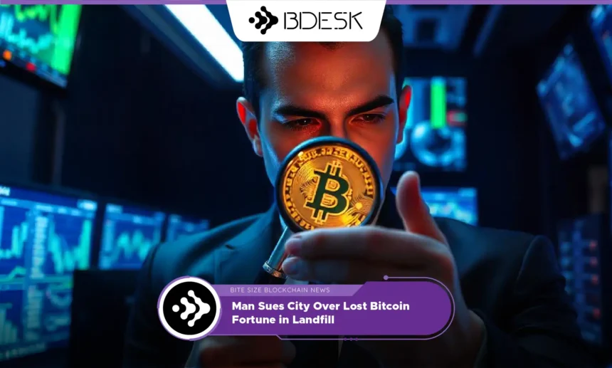 13Desk Crypto News | Man Sues City Over Lost Bitcoin Fortune in Landfill