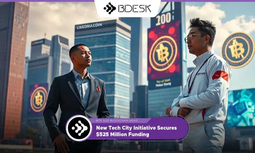 13Desk Crypto News | New Tech City Initiative Secures $525 Million Funding