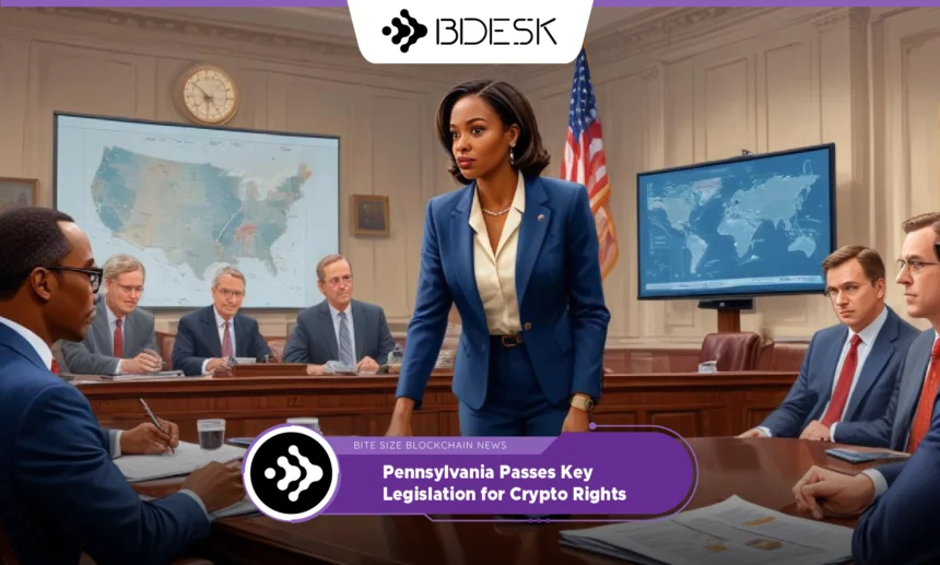 13Desk Crypto News | Pennsylvania Passes Key Legislation for Crypto Rights