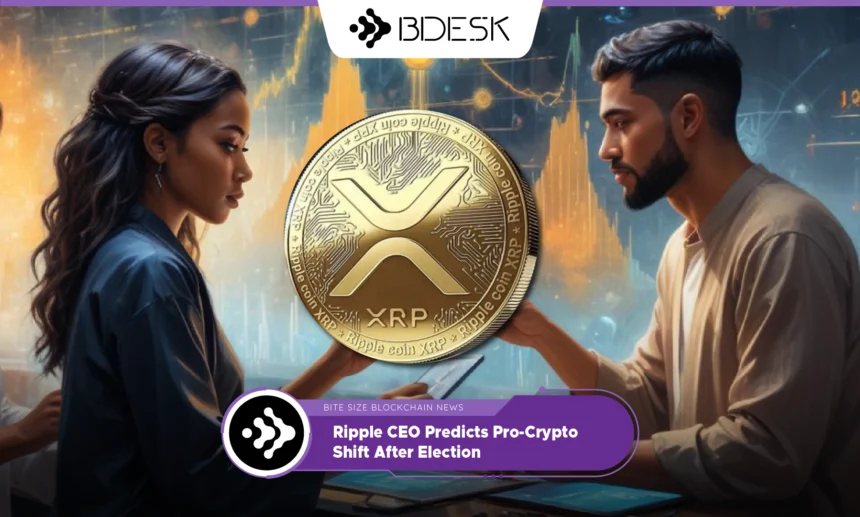 13Desk Crypto News | Ripple CEO Predicts Pro-Crypto Shift After Election