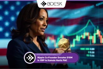 13Desk Crypto News | Ripple Co-Founder Donates $10M in XRP to Kamala Harris PAC