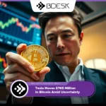 13Desk Crypto News | Tesla Moves $765 Million in Bitcoin Amid Uncertainty