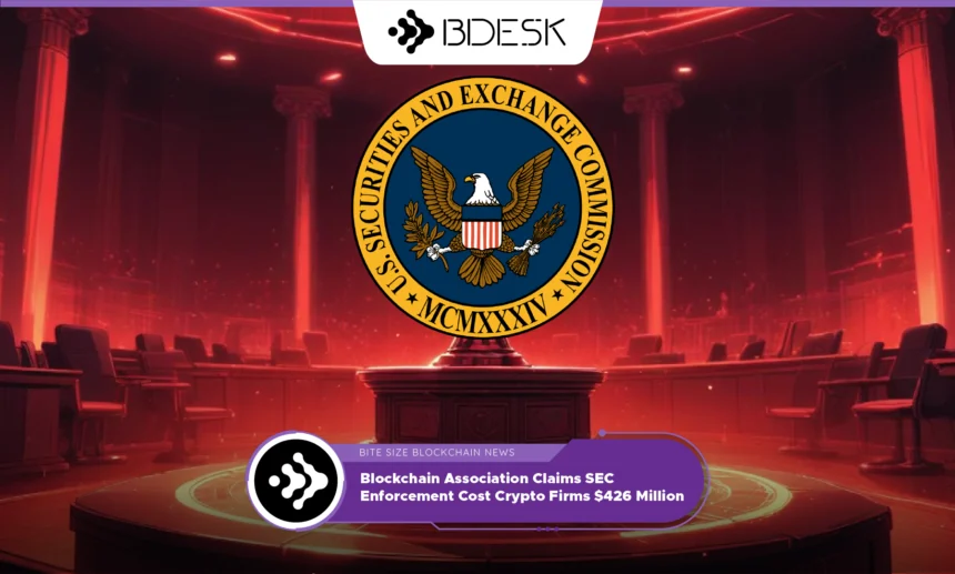 13Desk Crypto News | Blockchain Association Claims SEC Enforcement Cost Crypto Firms $426 Million