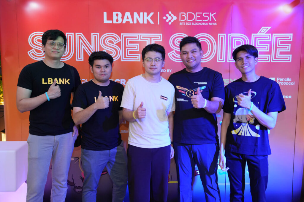 13Desk Crypto Events | LBank 13Desk Sunset Soiree Bangkok Thailand THBW 2024 DevCon 2024