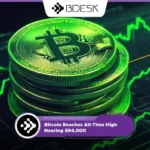 13Desk Crypto News | Bitcoin Reaches All-Time High Nearing $94,000