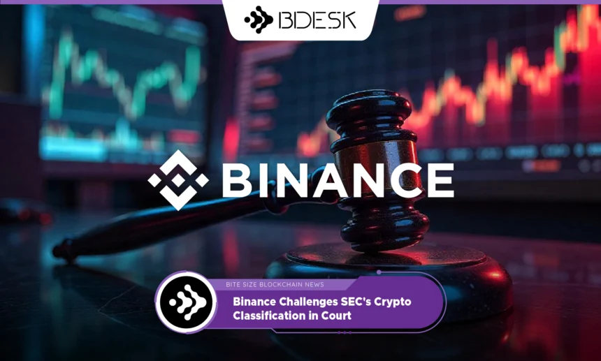 13Desk Crypto News | Binance Challenges SEC's Crypto Classification in Court