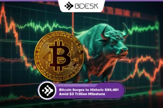 13Desk Crypto News | Bitcoin Surges to Historic $93,481 Amid $3 Trillion Milestone