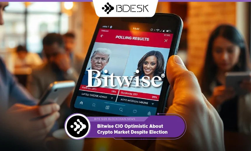 13Desk Crypto News | Bitwise CIO Optimistic About Crypto Market Despite Election