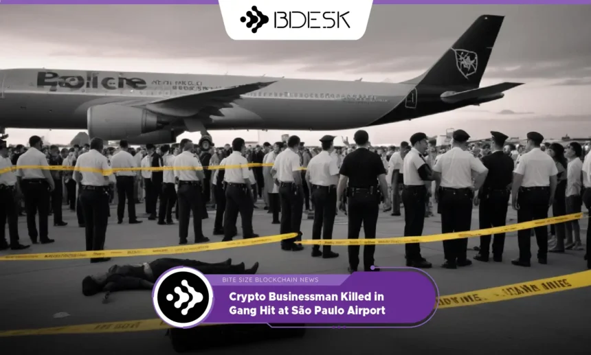 13Desk Crypto News | Crypto Businessman Killed in Gang Hit at São Paulo Airport