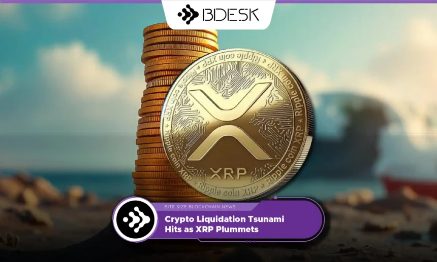 13Desk Crypto News | Crypto Liquidation Tsunami Hits as XRP Plummets