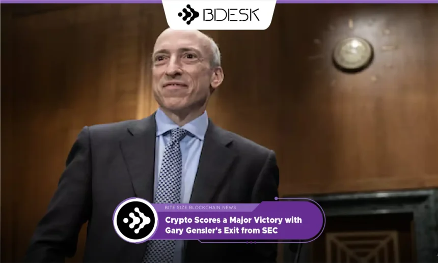 13Desk Crypto News | Crypto Scores a Major Victory with Gary Gensler's Exit from SEC