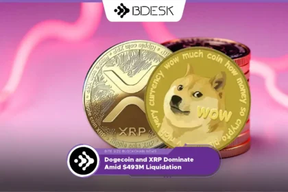 13Desk Crypto News | Dogecoin and XRP Dominate Amid $493M Liquidation