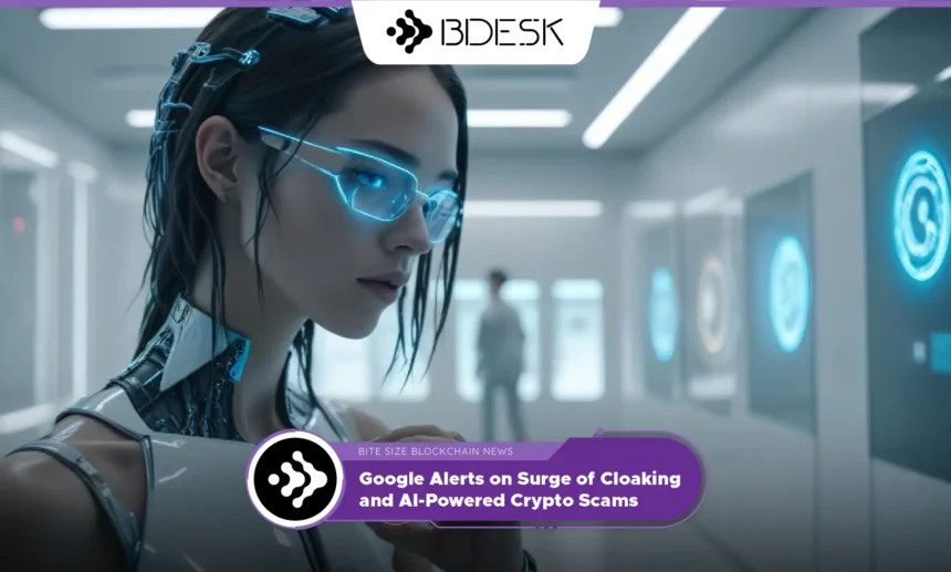 13Desk Crypto News | Google Alerts on Surge of Cloaking and AI-Powered Crypto Scams