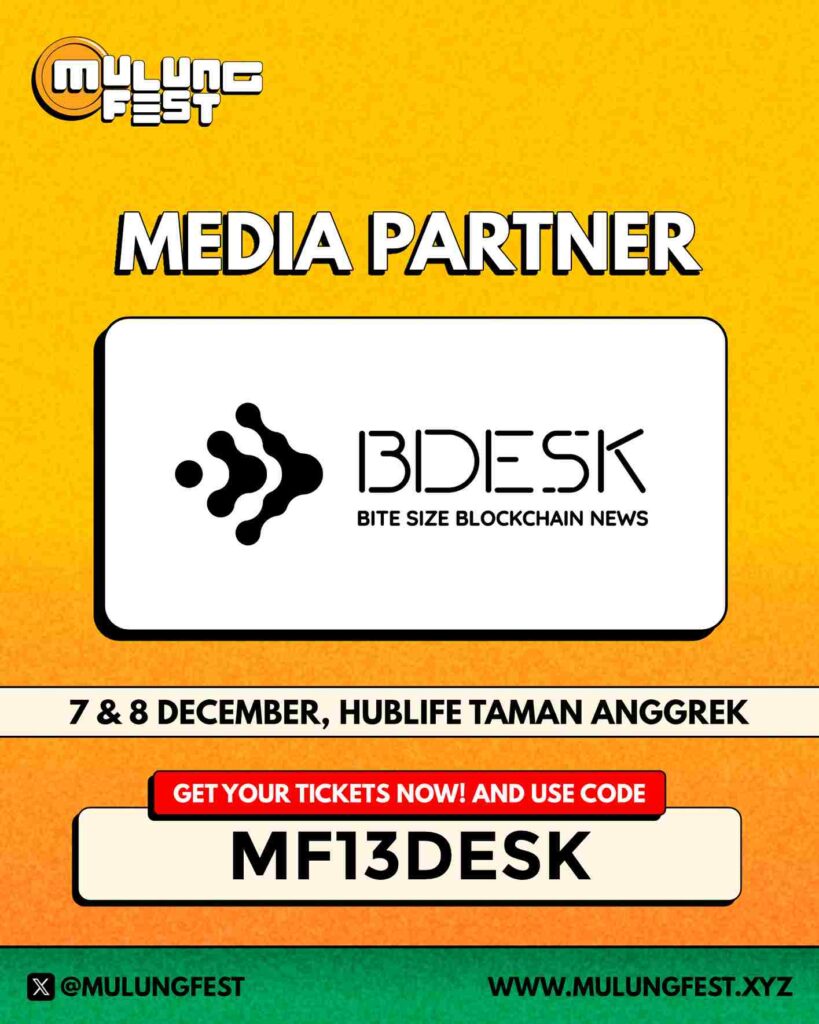 13Desk Media Partner | MULUNG FEST 2024: The World's First and Biggest Airdrop Festival on Empowering Blockchain Literacy