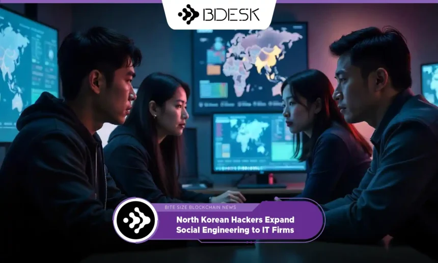 13Desk Crypto News | North Korean Hackers Expand Social Engineering to IT Firms